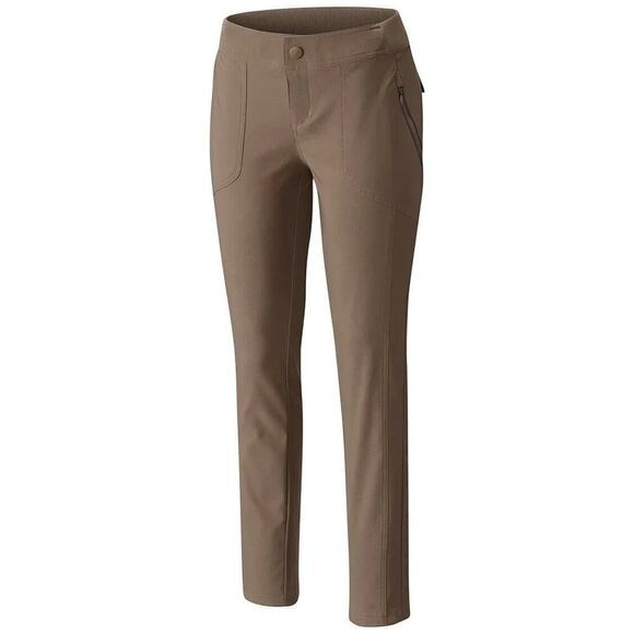 Columbia Capri Pants Zippered Pockets Bryce Canyon UPF 50 Brown Women's Small - Picture 1 of 8